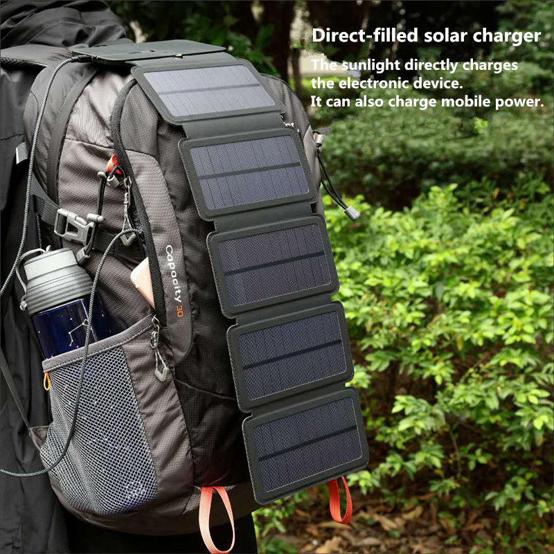 Outdoor Folding Solar Panel Charger 5V 2.1A USB Output