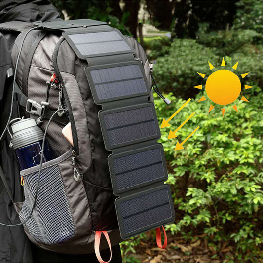 Outdoor Folding Solar Panel Charger  5V 2.1A USB Output