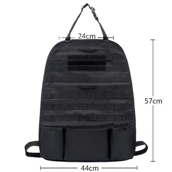 Vehicle Backseat Organizer with Molle Pouches