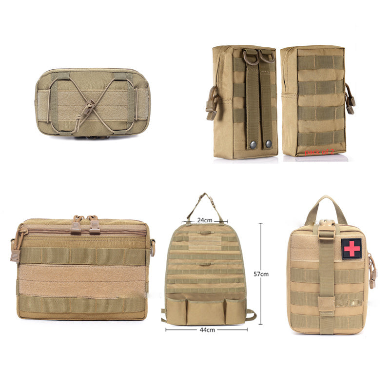 Vehicle Backseat Organizer with Molle Pouches