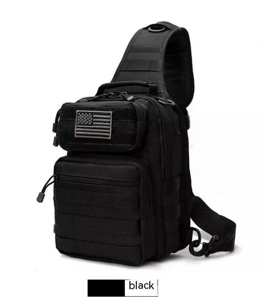 Crossbody Tactical Sling Bag - Black Fox Security Group