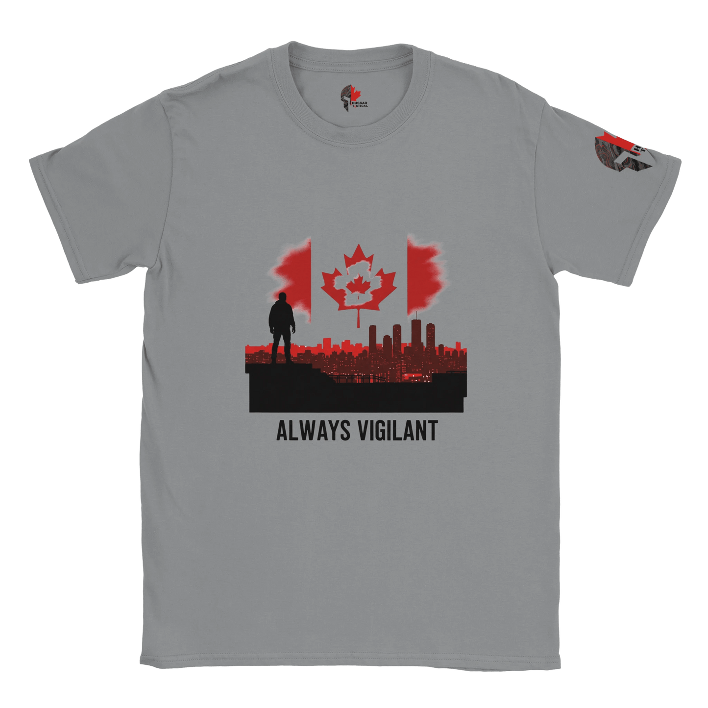 Hussar Tactical - Always Vigilant T-Shirt - Black Fox Security Group