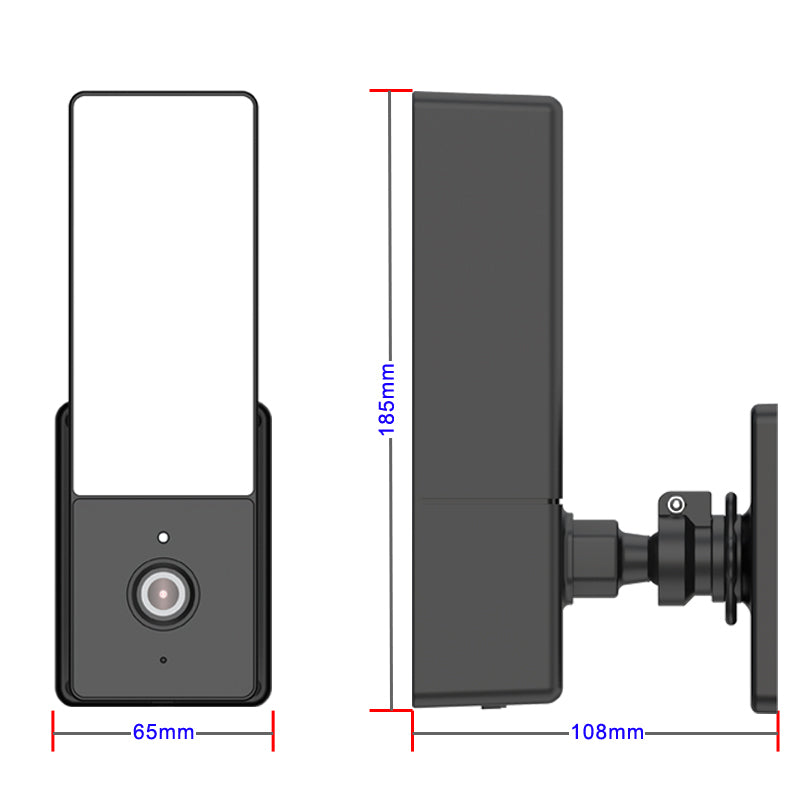 Floodlight Camera with Modern Design - Blackfoxsecurity floodlight-camera-with-modern-design,