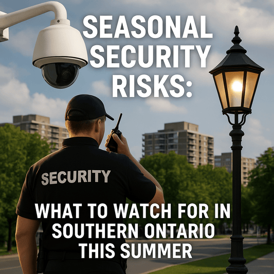 Seasonal Security Risks: What to Watch for in Southern Ontario This Summer - Black Fox Security Group