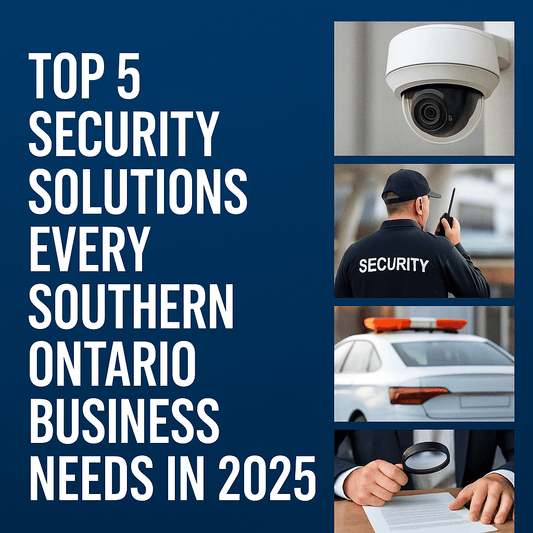 Top 5 Security Solutions Every Southern Ontario Business Needs in 2025 - Black Fox Security Group