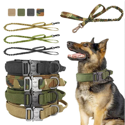 Tactical K9 Collar And Leash