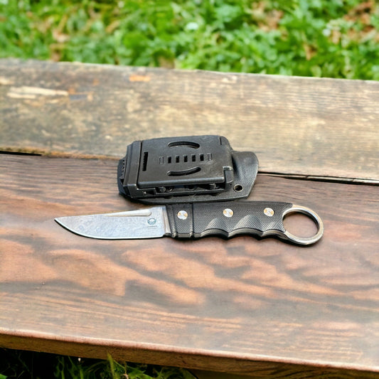 HT Fixed Blade Outdoor/Camping Knife - Black Fox Security Group