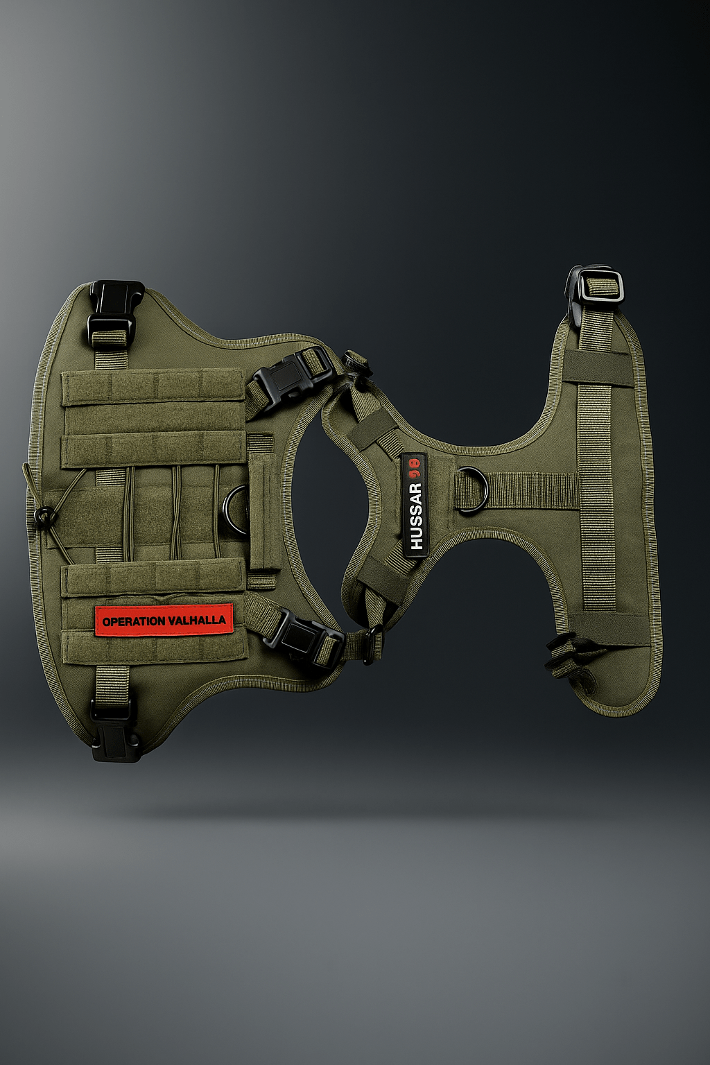 Hussar K9 Harness - Black Fox Security Group