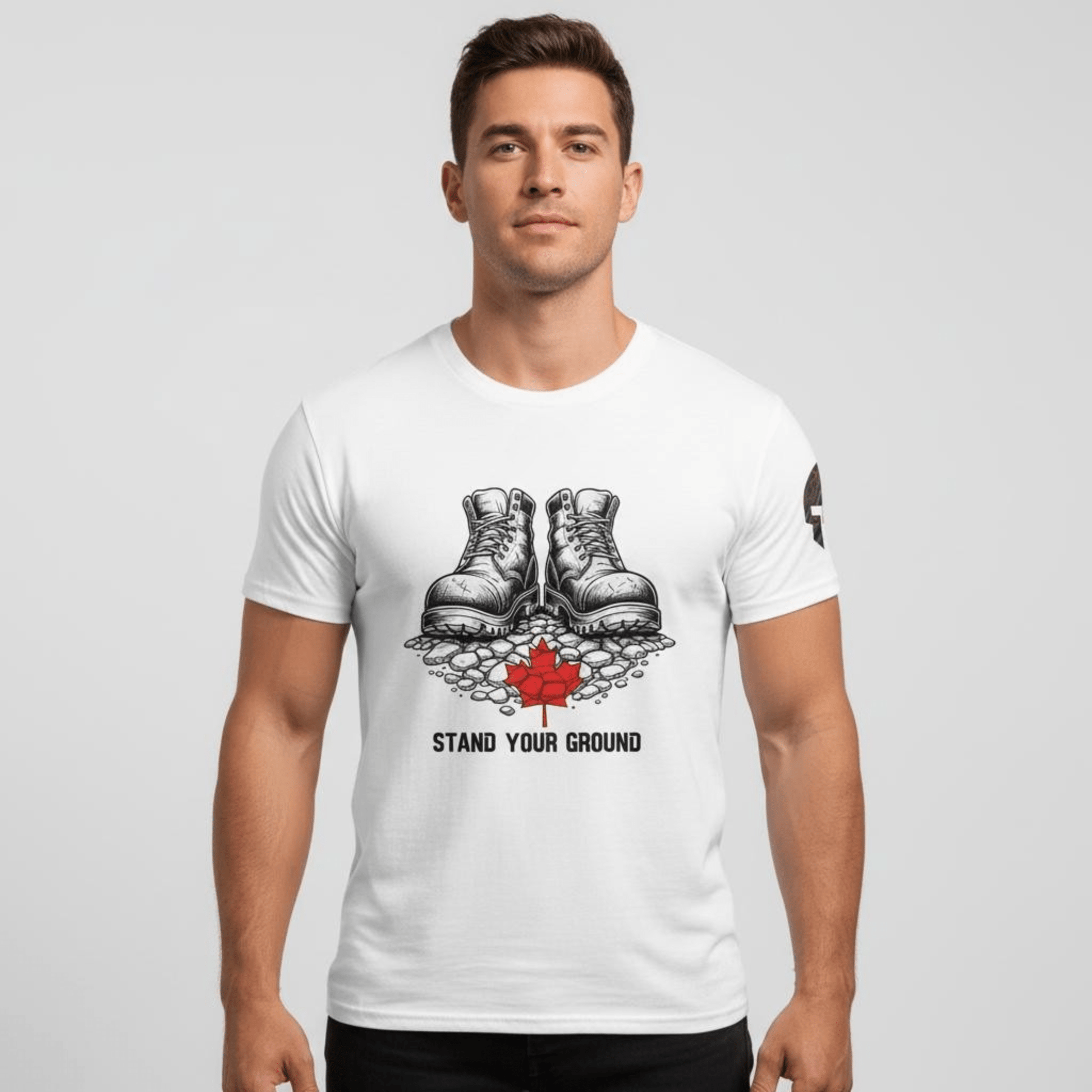 Hussar Tactical - Stand Your Ground Cotton T-Shirt - Black Fox Security Group