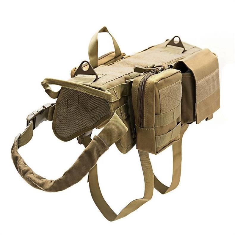 Tactical Dog Harness with Molle System - Black Fox Security Group