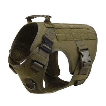 Tactical K9 Harness (for larger breeds) - Black Fox Security Group