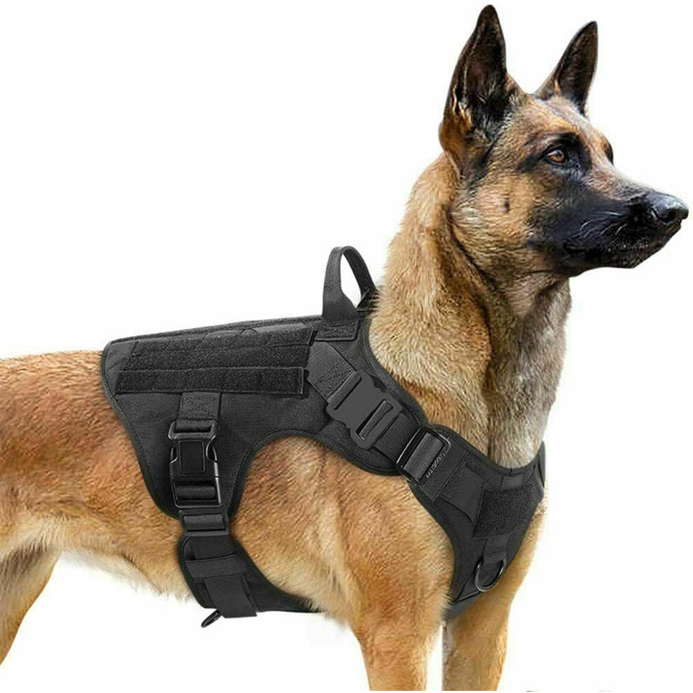 Tactical K9 Harness (for larger breeds) - Black Fox Security Group