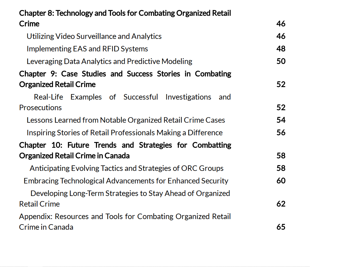 The Organized Retail Crime Fighter's Handbook: Insights and Tactics for Canadian Retail Professionals - Black Fox Security Group