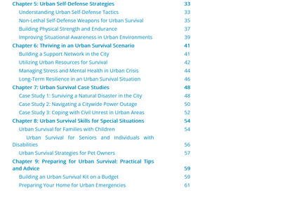 The Urban Survival Handbook: Tactics and Techniques for City Dwellers - Black Fox Security Group