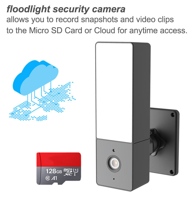 Floodlight Camera with Modern Design - Blackfoxsecurity floodlight-camera-with-modern-design, 