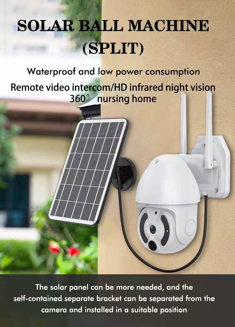 Solar PTZ Battery Camera