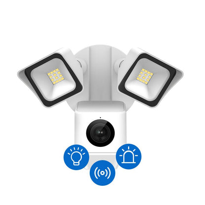 Smart Floodlight Camera - Black Fox Security Group