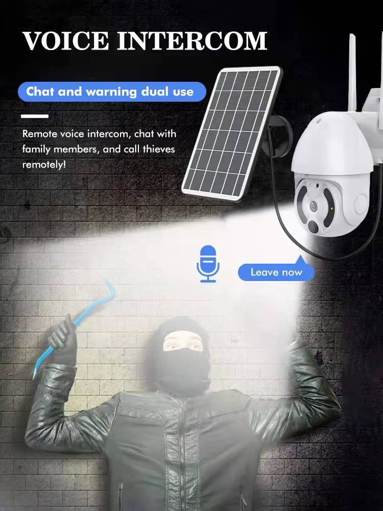 Solar PTZ Battery Camera - Black Fox Security Group