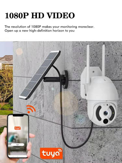 Solar PTZ Battery Camera - Black Fox Security Group