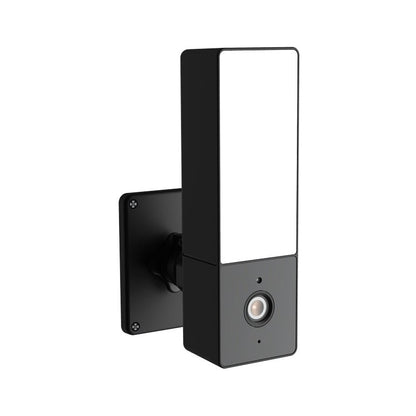 Square Shaped Floodlight Camera - Black Fox Security Group