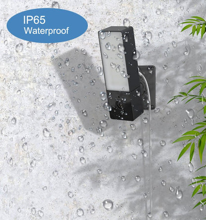 Square Shaped Floodlight Camera - Black Fox Security Group