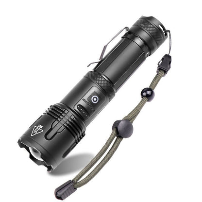 Tactical Flashlight With Pen Clip - Black Fox Security Group