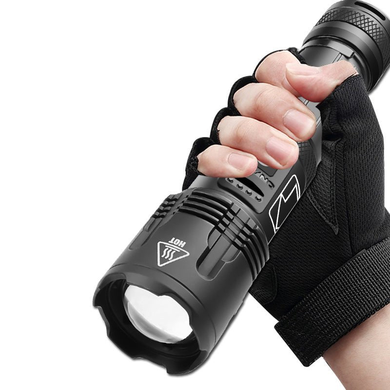 Tactical Flashlight With Pen Clip - Black Fox Security Group