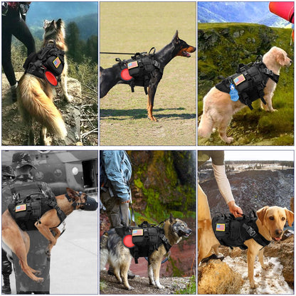 Tactical K9 Harness - Black Fox Security Group