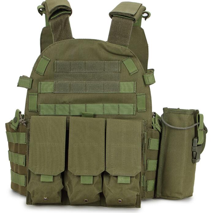 Tactical Plate Carrier Vest w/ mag pouch - Black Fox Security Group
