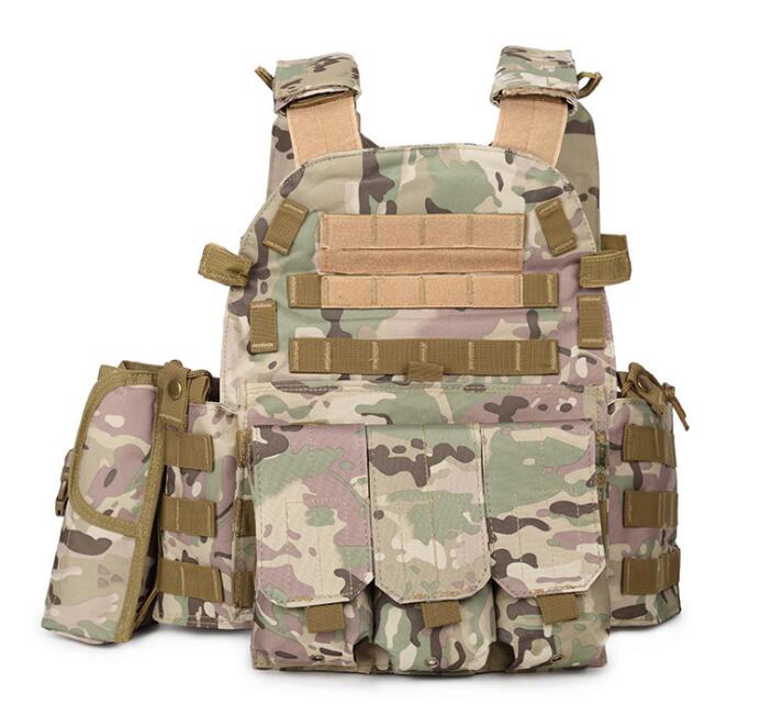 Tactical Plate Carrier Vest w/ mag pouch - Black Fox Security Group