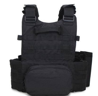 Tactical Plate Carrier Vest w/ mag pouch - Black Fox Security Group