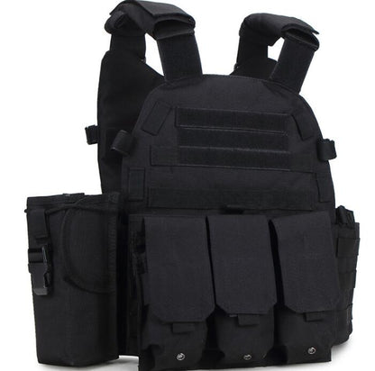 Tactical Plate Carrier Vest w/ mag pouch - Black Fox Security Group